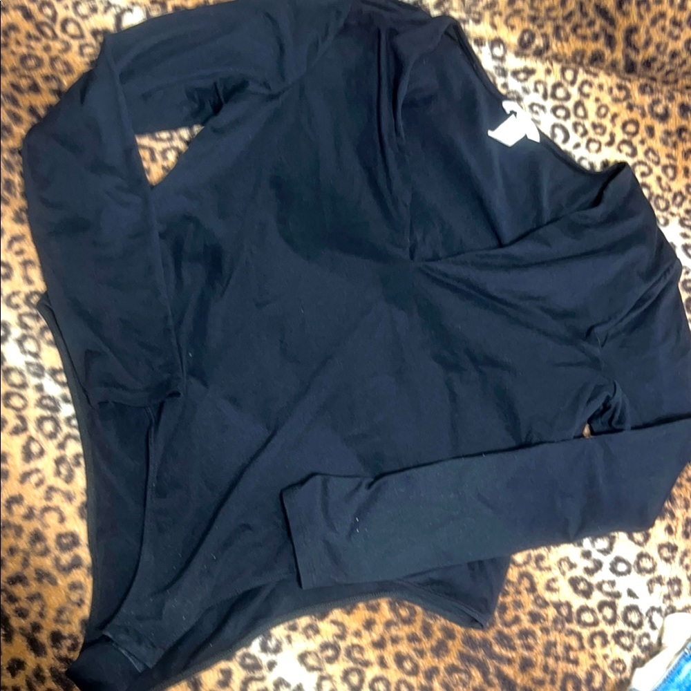 Black Long Sleeve Bodysuit
